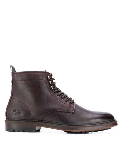 Barbour Seaburn Derby Boots in Brown for Men | Lyst