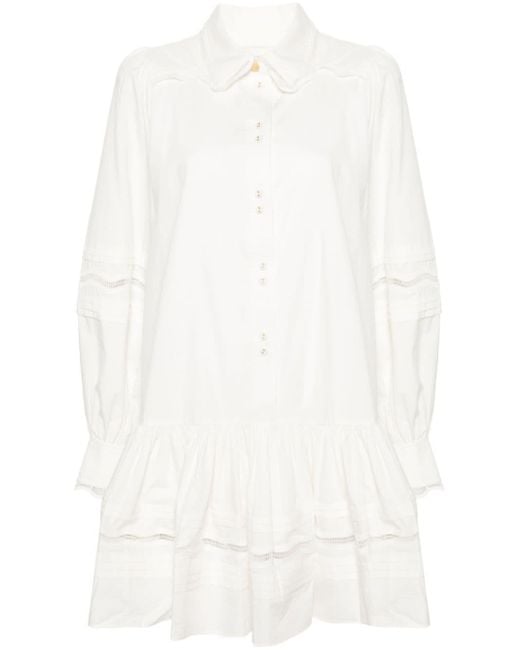 Robe-chemise Reva Aje. en coloris White