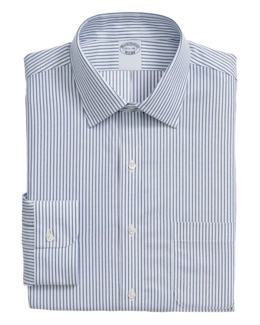 Camicia A Righe A Maniche Lunghe di Brooks Brothers in Blue da Uomo