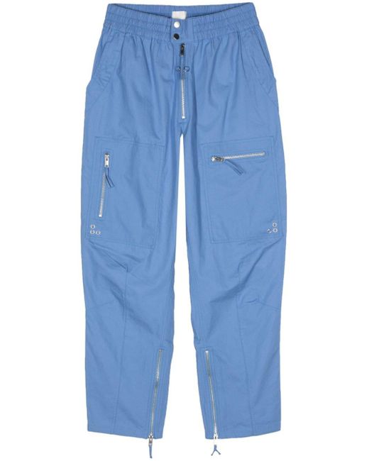 Isabel Marant Blue Neil Straight-leg Cargo Pants for men