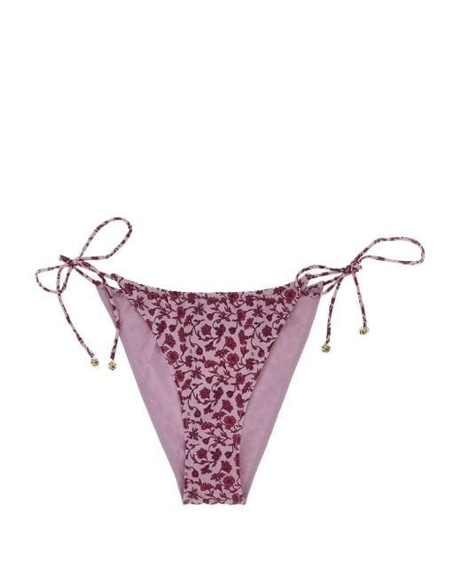 LoveStories Purple Tiny Bikini Bottoms