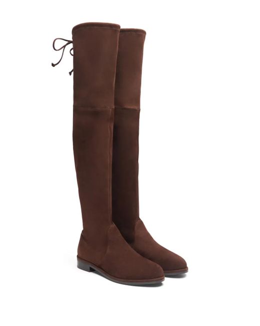 Stuart Weitzman Brown Lowland Over-The-Knee Boots