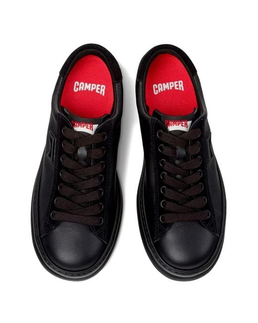 Camper Black Runner Leather Sneakers