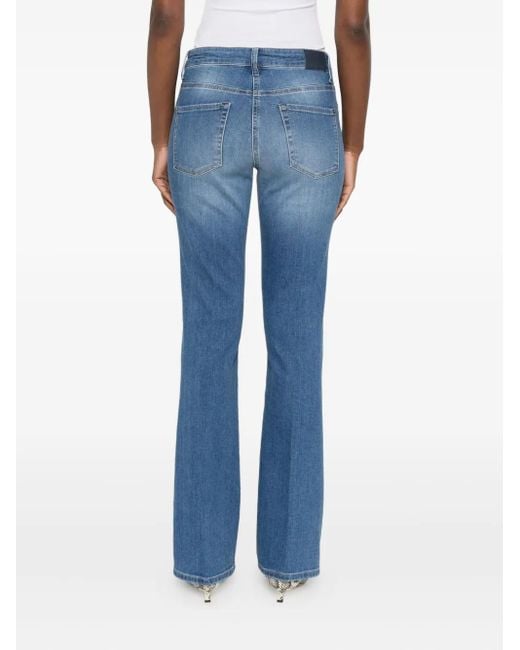 Cambio Blue Paris Faded-Wash Jeans