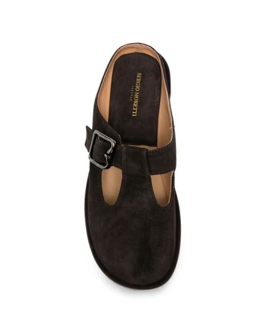 SERGIO MORETTI FIRENZE Multicolor Chaussons En Daim À Boucle