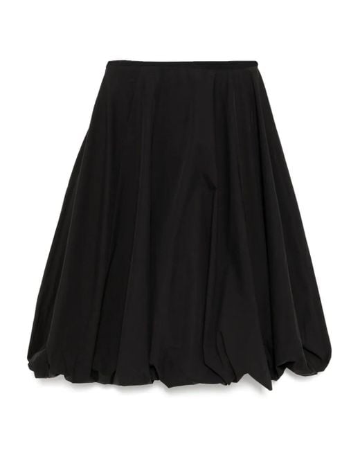JNBY Black Asymmetrischer Faltenrock