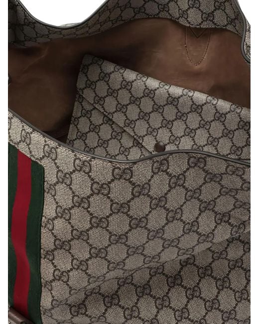 メンズ Gucci GGパターン ショルダーバッグ Black