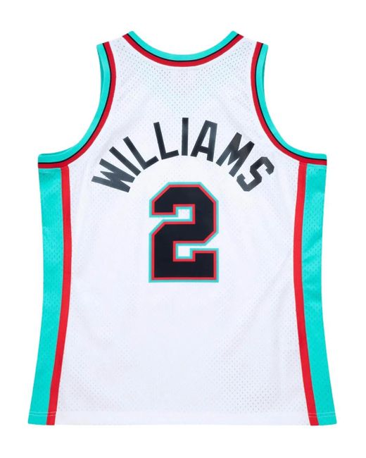 Mitchell & Ness Blue Jason Williams Nba Vancouver Grizzlies 2001 Swingman Vest for men