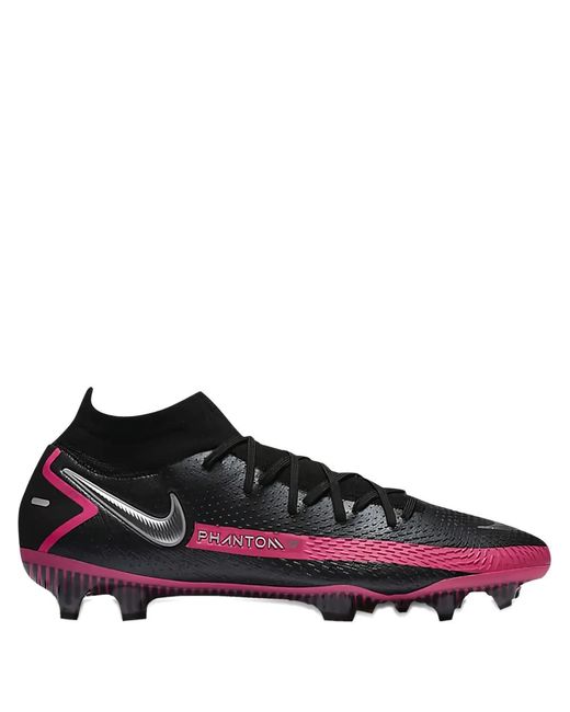 Nike Black Phantom Gt Elite Df Fg Soccer Shoes for men