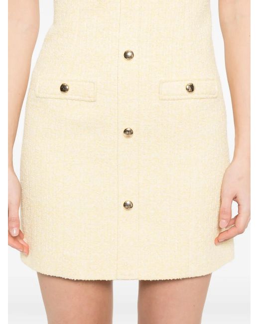 Maje Natural Short Tweed Dress