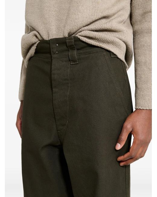 Margaret Howell Green Wide-Leg Trousers for men