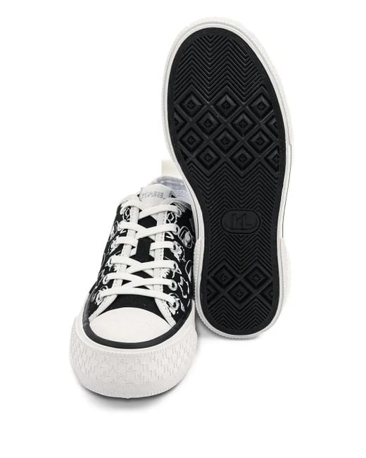 Karl Lagerfeld Black Kampus Max Iii Sneakers