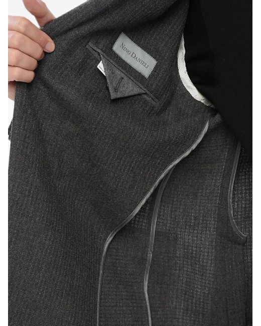 Corneliani Gray Buttoned Single-Breasted Blazer for men