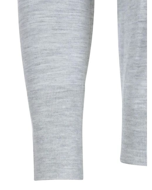 Eleventy Gray Wool Sweater for men