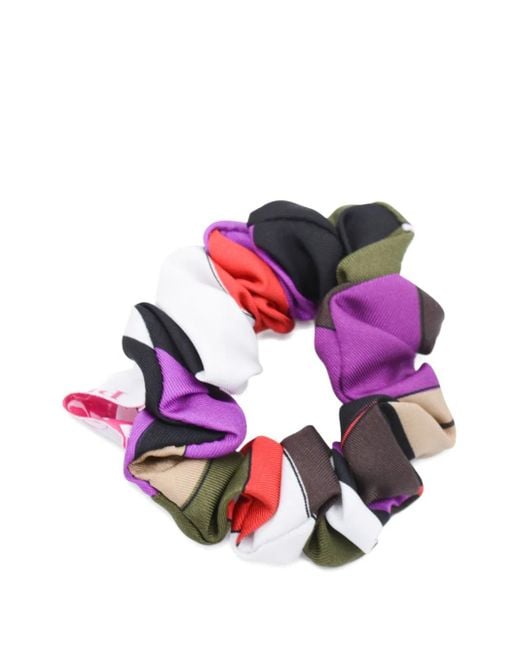 Emilio Pucci Silk Scrunchie Pink