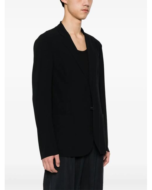 Giorgio Armani Black Wool Jacket for men