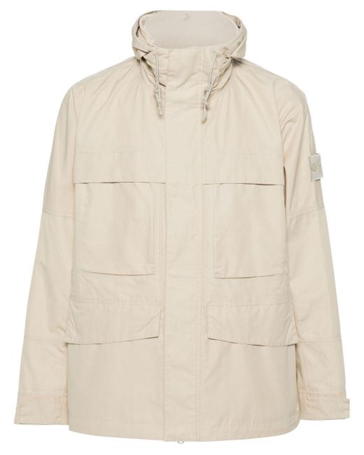 メンズ Stone Island Ghost O-ventile ミリタリージャケット
