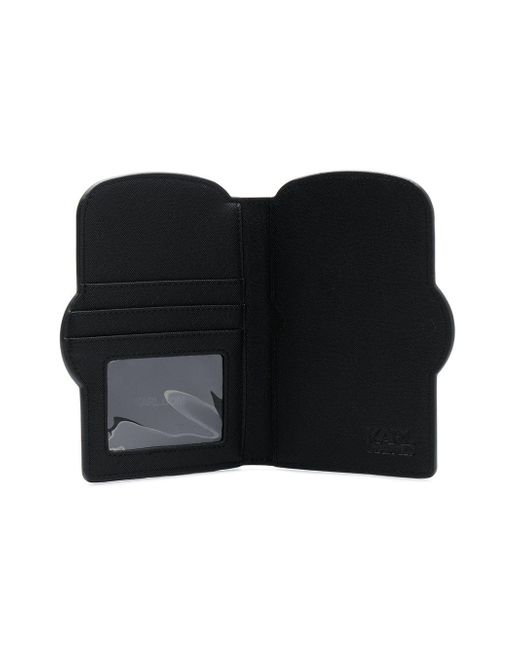 Karl Lagerfeld K/ikonic Karl Passport Holder in Black Save 22 Lyst