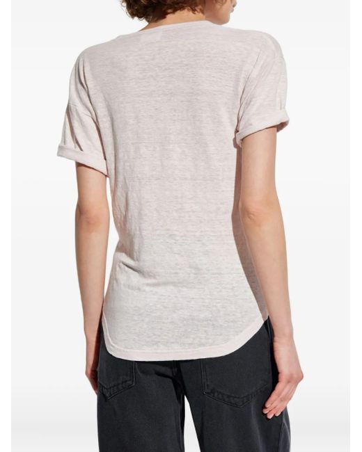 Top Con Stampa di Isabel Marant in White