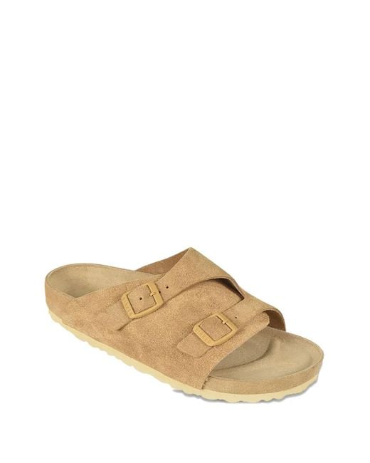 Birkenstock Zurich ダブルバックル スエードサンダル Brown