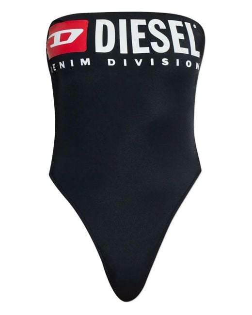 DIESEL Blue Cecilia-D-Core Badeanzug Mit Logo