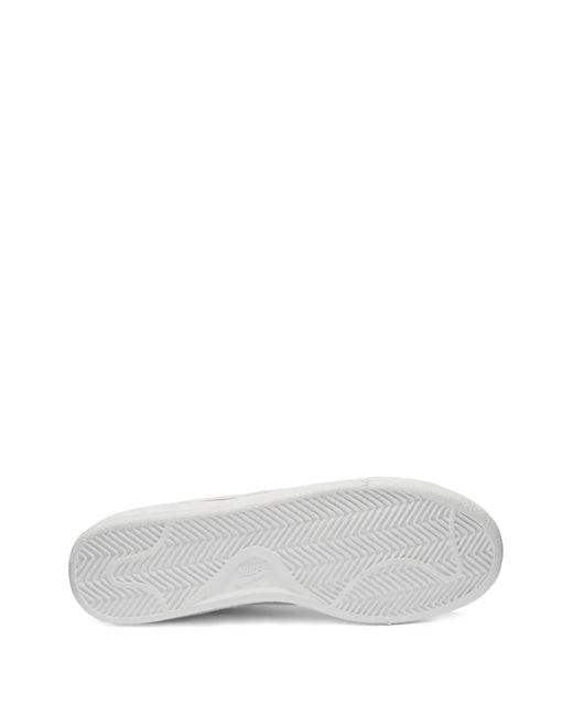 COMME DES GARÇON BLACK White X Nike Logo-Debossed Sneakers