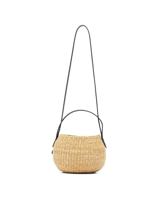 Muuñ Natural Orphee Woven Straw Tote Bag