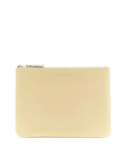 Comme des Garçons Natural Logo-Detail Leather Wallet for men