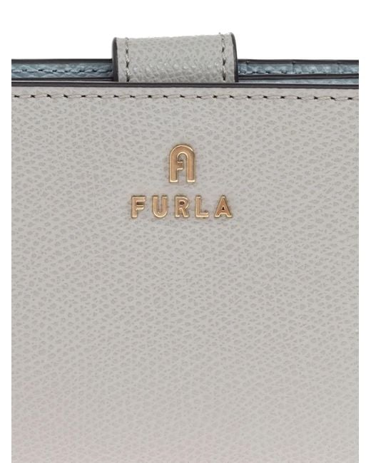 Furla Gray Camelia M Compact Wallet