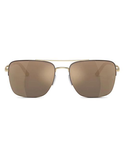 Oliver Peoples Metallic R-2 Sunglasses for men