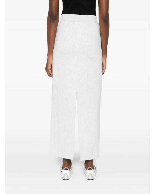 Gonna Lunga di Coperni in White