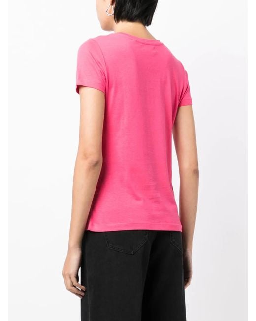 Madison Maison Pink Short-Sleeved Cotton-Jersey T-Shirt
