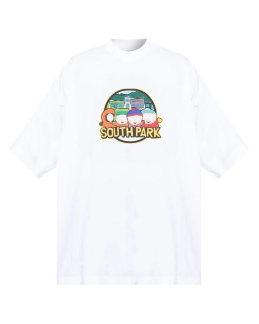 Vetements White X South Park T-Shirt for men