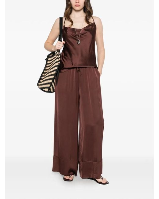 Dixie Brown Débardeur À Design Croisé