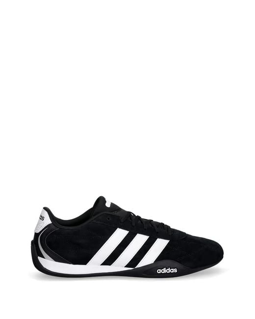 Adidas Black Ipista Suede Sneakers for men