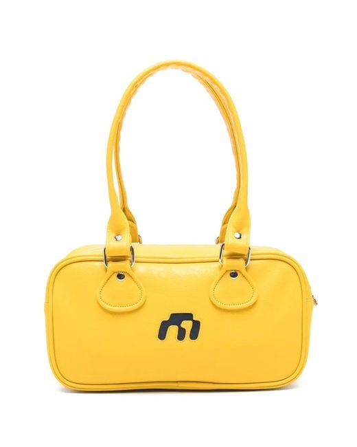 Adidas Yellow X Mlaou Sac Cabas À Logo 3 Bandes