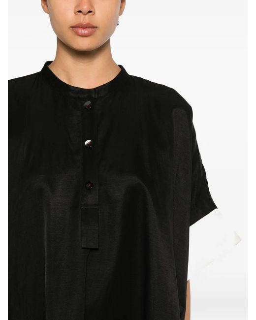SOH Black Short-Sleeve Midi Dress