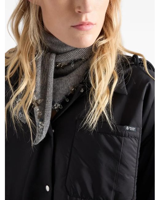 Prada Black Lightweight Re-Nylon Blouson Jacket