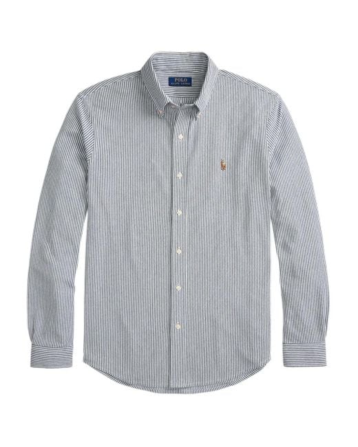 Polo Ralph Lauren Gray Striped Button-Up Shirt for men