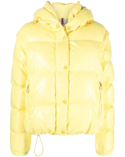 Moncler Yellow Mauleon Down Jacket