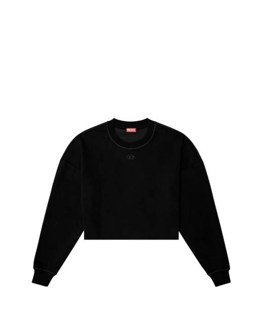 DIESEL Black Blake-Utlt Oval D Crop Top
