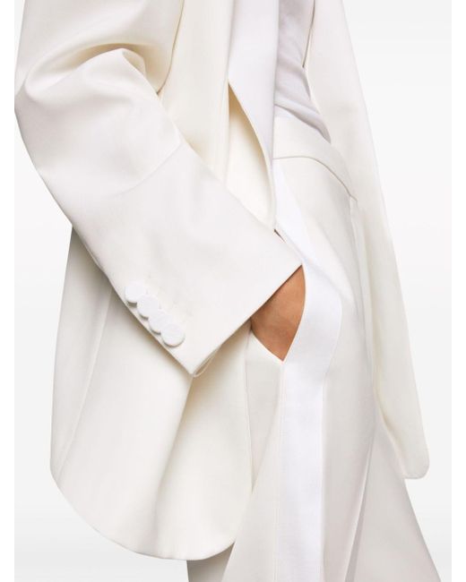 Blazer con cuello esmoquin Stella McCartney de color White
