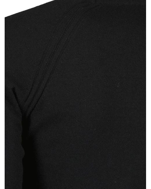 K-Way Black Sebas Ribbed Knitwear for men
