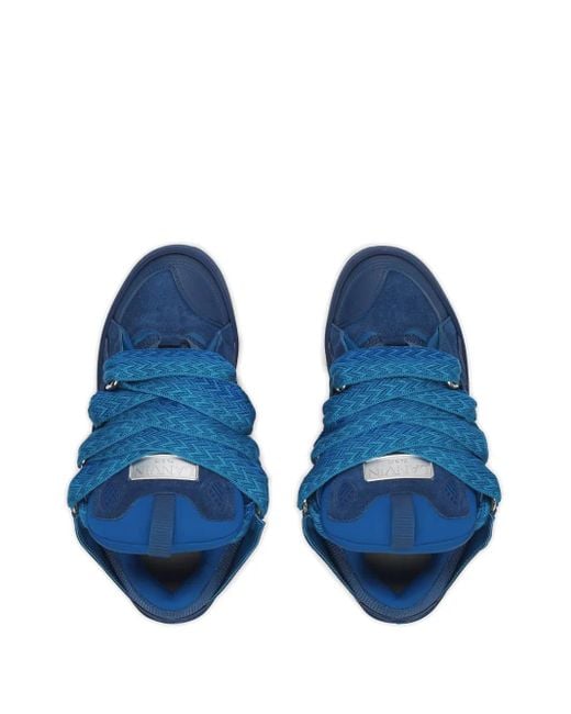 Lanvin Blue Curb Sneakers