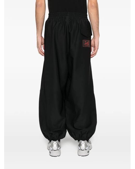 Adidas Black X Willy Chavarrialogo-Detail Track Pants for men