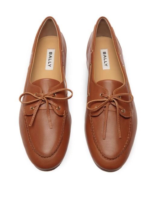メンズ Bally Plume ローファー Brown
