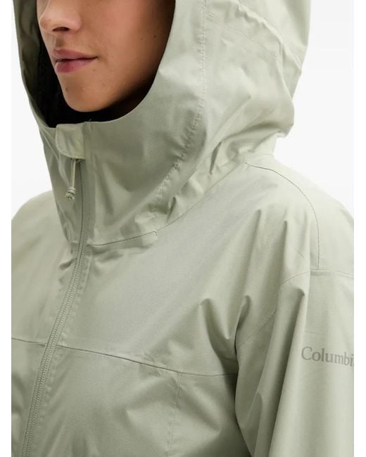 Columbia Green Kapuzenjacke Mit Kordelzug