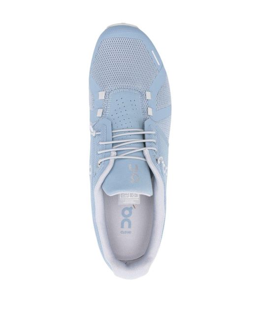 On Shoes Blue Cloud 5 Mesh Sneakers for men