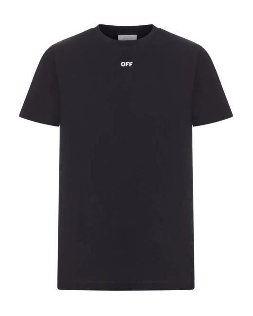 メンズ Off-White c/o Virgil Abloh ロゴ Tシャツ Black