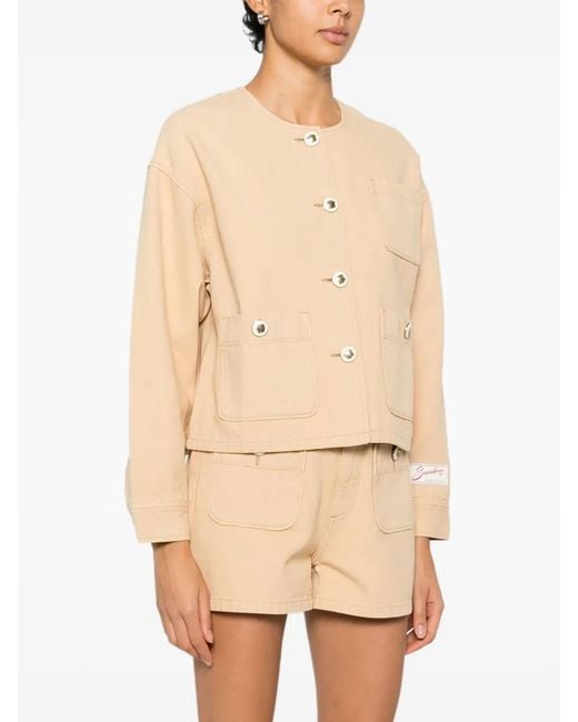 Sandro Natural Pocket Cotton Jacket